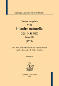 Histoire naturelle des oiseaux, T3 (1775) 2 vols