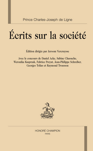 Écrits sur la société