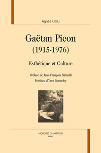 Gaëtan Picon, 1915-1976 - esthétique et culture