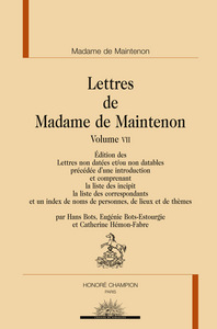 Lettres de madame de Maintenon