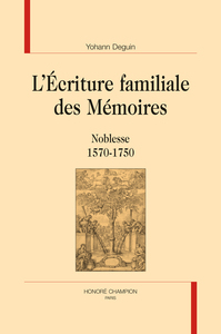 L'ÉCRITURE FAMILIALE DES MÉMOIRES