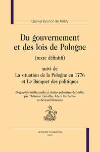 Du gouvernement et des lois de Pologne