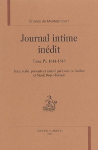 Journal intime inédit T4 : 1844-1848