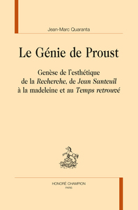 LE GÉNIE DE PROUST