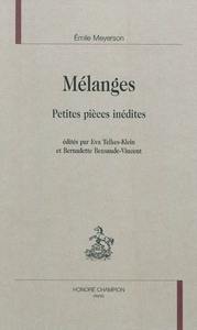 Mélanges - Petites pièces inédites