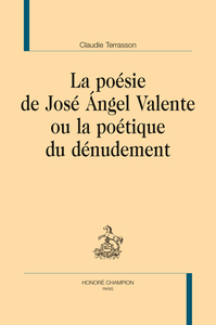 La poésie de José Ángel Valente
