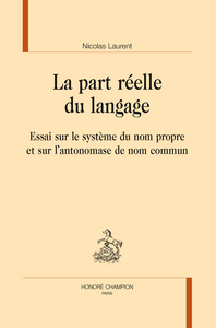 La part réelle du langage