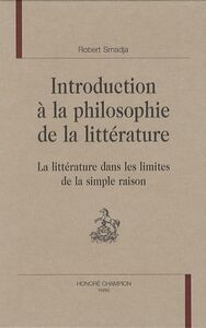 Introduction à la philosophie de la littérature