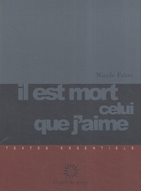 Il est mort celui que j'aime