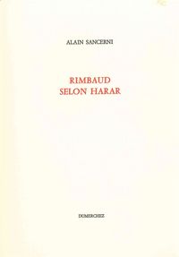 RIMBAUD SELON HARAR