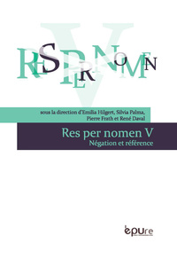 RES PER NOMEN - T05 - NEGATION ET REFERENCE