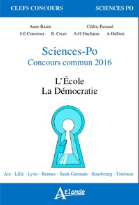 Sciences-po concours commun 2015 - La Famille, la mondialisation