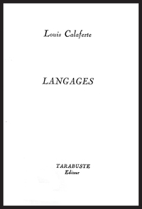 LANGAGES - Louis Calaferte