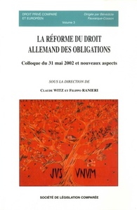 LA RÉFORME DU DROIT ALLEMAND DES OBLIGATIONS