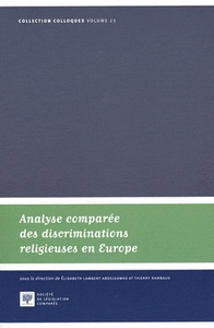 ANALYSE COMPARÉE DES DISCRIMINATIONS RELIGIEUSES EN EUROPE