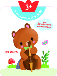 3+ Je colle et j'apprends des mots - ours