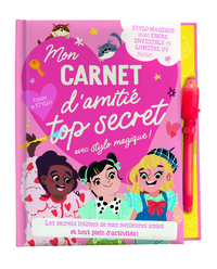 MON CARNET D'AMITIE TOP SECRET AVEC STYLO MAGIQUE - LES SECRETS INTIMES DE MES MEILLEURES AMIES ET T