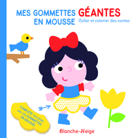 Blanche-Neige Mes gommettes géantes en mousse