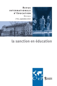 LA SANCTION EN EDUCATION -  REVUE INTERNATIONALE D'EDUCATION SEVRES 81