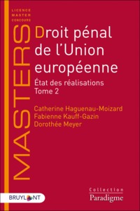 Droit pénal de l'Union européenne - État des réalisations