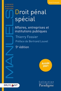 Droit pénal spécial