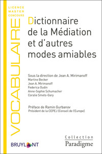 Dictionnaire de la Médiation et d'autres modes amiables