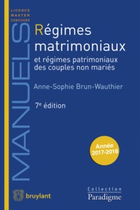 Régimes matrimoniaux