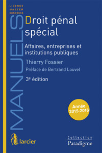 Droit pénal spécial