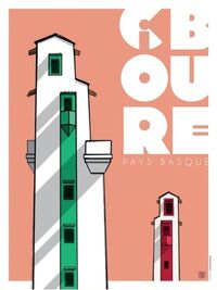 Affiche : le phare de Ciboure