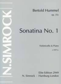 SONATINA NO. 1 OP. 35C VIOLON
