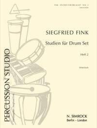 STUDIES FOR DRUM SET - MITTELSTUFE. PERCUSSION.