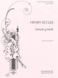 SIMROCK ORIGINAL EDITION - SONATA IN G MINOR - CELLO AND PIANO.