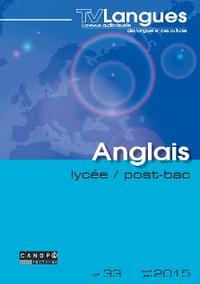 TVLANGUES ANGLAIS LYCEE N 33 AVRIL 2015