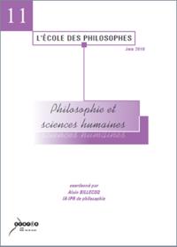 Philosophie et sciences humaines