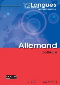 TVLANGUES ALLEMAND COLLEGE N 33 MAI 2015