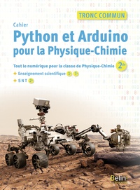 Python et Arduino pour la Physique Chimie Lycée tronc commun, Cahier d'activités