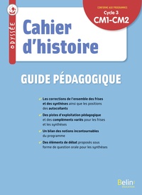 Odyssée Cycle 3, Guide pédagogique, Histoire, Frises et synthèses