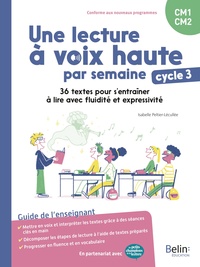 Une lecture à voix haute par semaine cycle 3