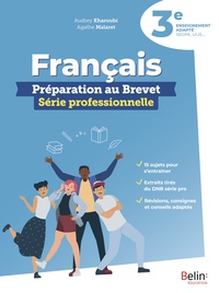 Mes cahiers SEGPA 3e enseignement adapté, Français, Préparation au Brevet série professionnelle, Cahier de l'élève