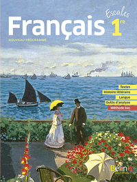 Français - Escales 1re, Livre de l'élève