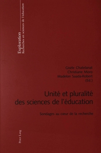 UNITE ET PLURALITE DES SCIENCES DE L'EDUCATION