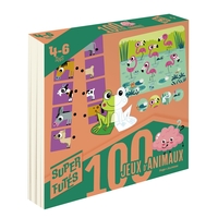 100 jeux d'animaux pour les super futés 4-6 ans
