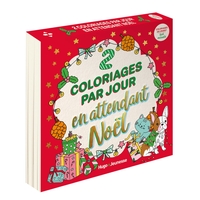 2 coloriages par jour en attendant Noël - Noël enchanté