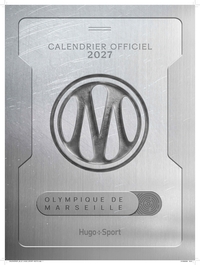 CALENDRIER MURAL OLYMPIQUE DE MARSEILLE 2027