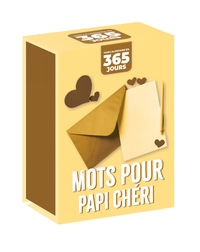 MON CALENDRIER - MOTS POUR PAPI CHERI