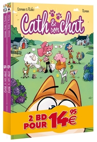 CATH ET SON CHAT - PACK DECOUVERTE 2019 - TOME 01 ET TOME 09