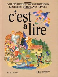 C'EST A LIRE CP/CE1 - LIVRE DE L'ELEVE - ED.1993