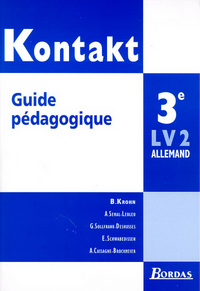 KONTAKT 3E LV2 GUIDE DU PROFESSEUR 1999