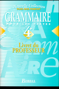 PLUS QUE PARFAIT 4EME 98 PROFESSEUR GRAMMAIRE POUR LES TEXTES