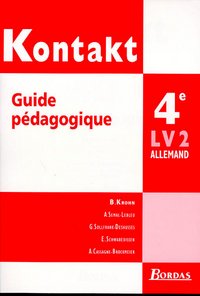 KONTAKT 4E LV2 LIVRE DU PROFESSEUR 1998